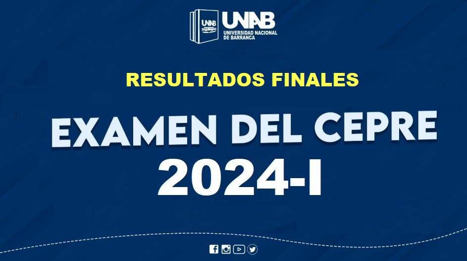 RESULTADO FINAL DEL EXAMEN DEL CEPRE 2024I Universidad Nacional de